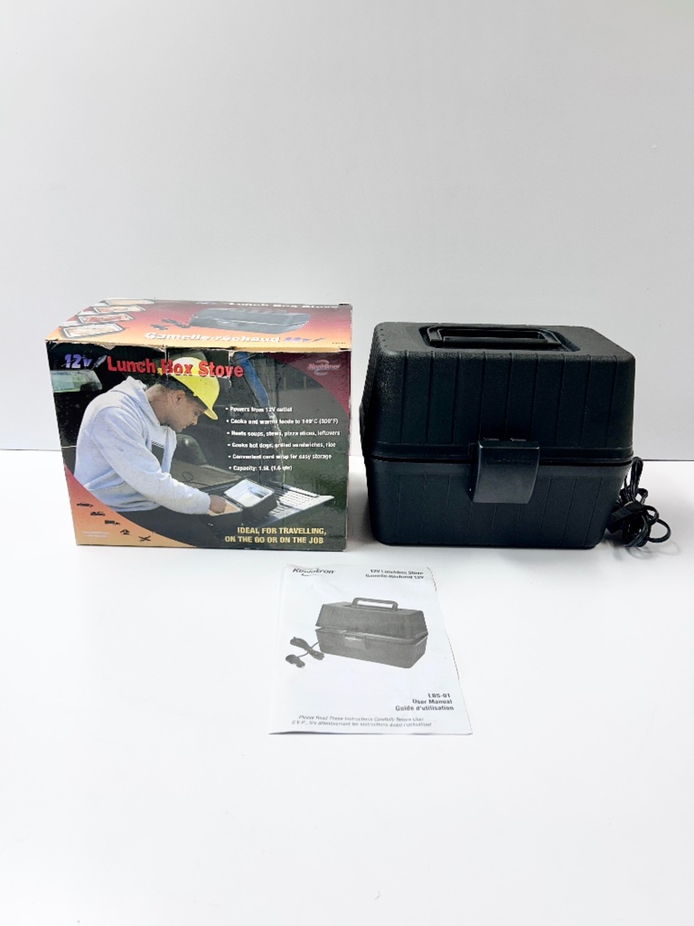 Koolatron 12V/24V Electric Lunch Box Stove LBS‑01 Portable Car/Truck Food Warmer